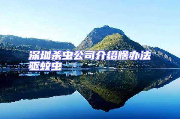 深圳殺蟲公司介紹啥辦法驅蚊蟲