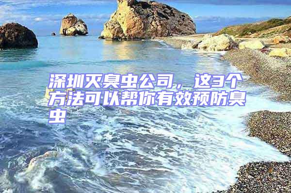 深圳滅臭蟲公司，這3個方法可以幫你有效預防臭蟲