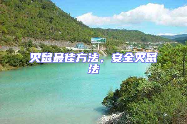 滅鼠最佳方法，安全滅鼠法