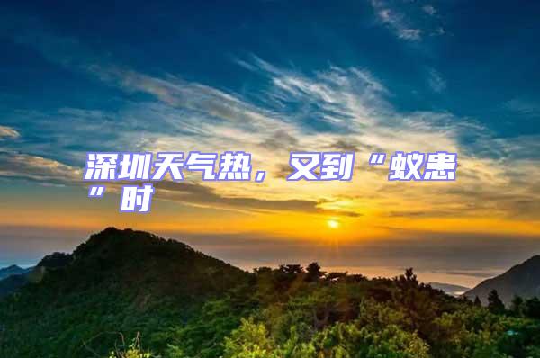 深圳天氣熱，又到“蟻患”時(shí)