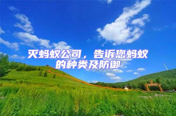 滅螞蟻公司，告訴您螞蟻的種類及防御