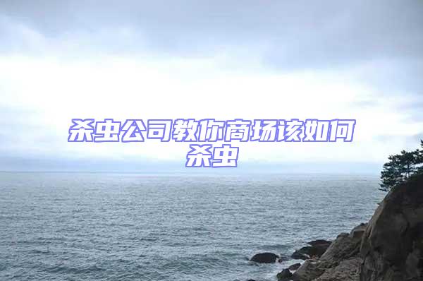 殺蟲公司教你商場(chǎng)該如何殺蟲