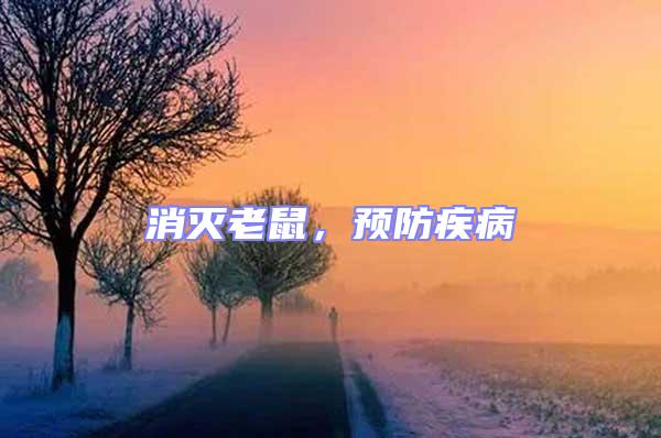 消滅老鼠，預防疾病