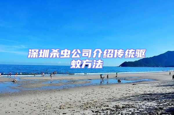 深圳殺蟲公司介紹傳統驅蚊方法