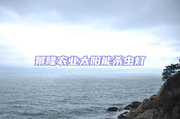 景隆農(nóng)業(yè)太陽能殺蟲燈