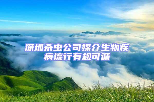 深圳殺蟲公司媒介生物疾病流行有規可循