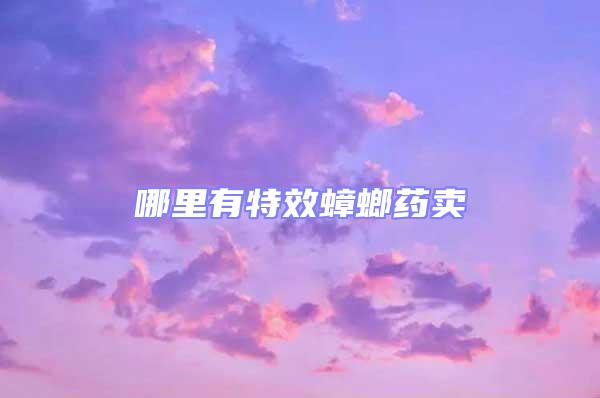 哪里有特效蟑螂藥賣