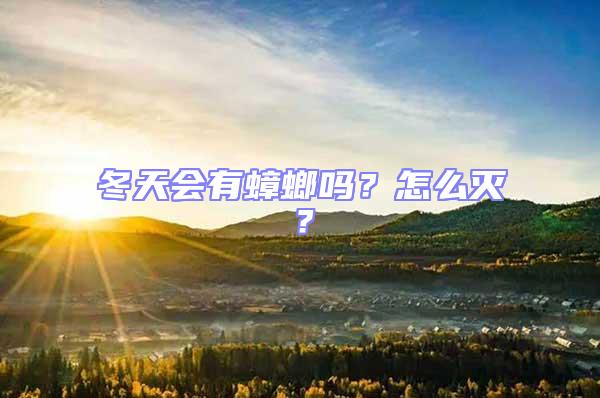 冬天會有蟑螂嗎？怎么滅？