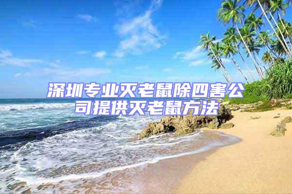 深圳專業滅老鼠除四害公司提供滅老鼠方法