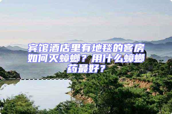 賓館酒店里有地毯的客房如何滅蟑螂？用什么蟑螂藥最好？