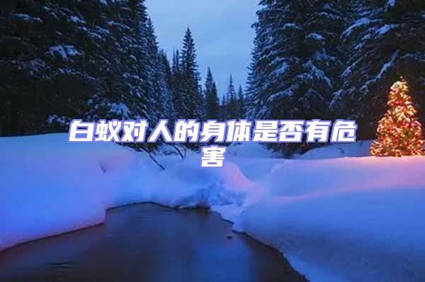 白蟻對人的身體是否有危害