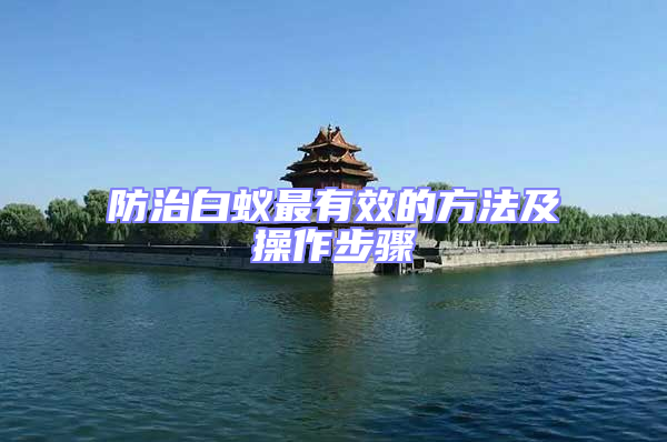 防治白蟻?zhàn)钣行У姆椒安僮鞑襟E