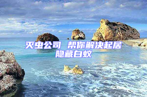 滅蟲公司 幫你解決起居隱藏白蟻